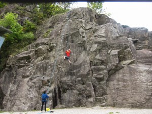 palestra di roccia - immagine di repertorio